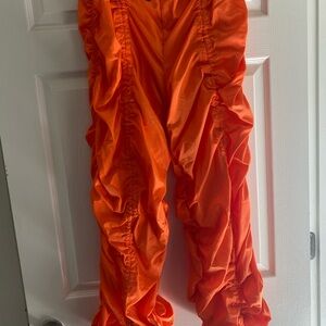 Wish Bright Orange Drawstring Pants
